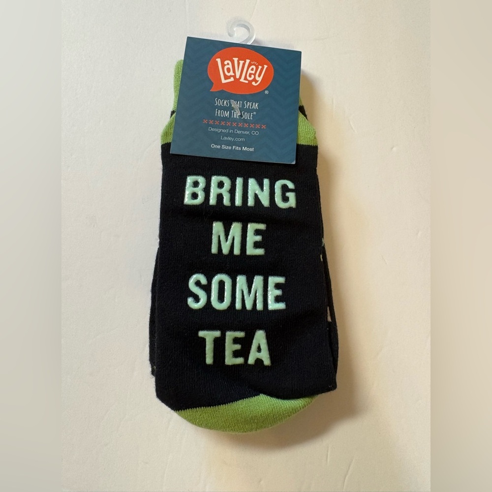 Black and Green Women's novelty grip Socks